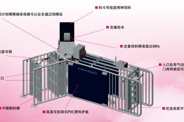 睿保乐精喂系统-单体饲喂站